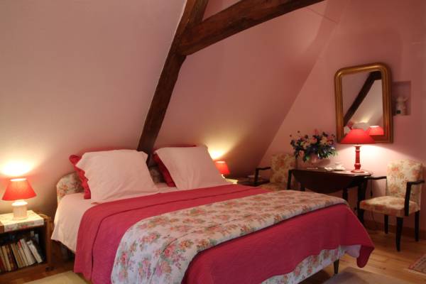 Lit -Chambre fuchsia